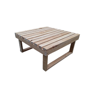 Mesa de centro madeira maciça pallet