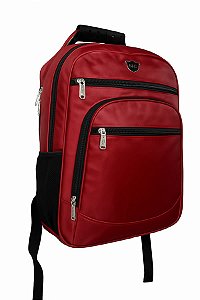 Mochila Poliéster Antifurto, Notebook  15.6 Porta Squeeze Vermelha - Bazarou