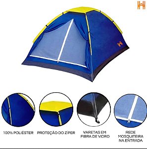 Barraca Camping Iglu 4 Pessoas - Barraca De Acampamento - Barraca Camping Praia