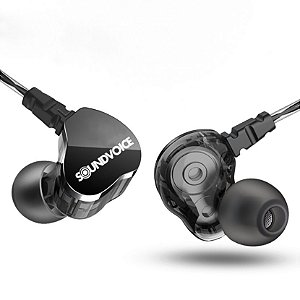 Fone De Retorno In Ear Profissional Preto