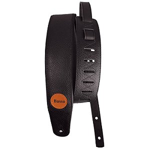 Correia para Violão Guitarra Baixo Basso - Preto