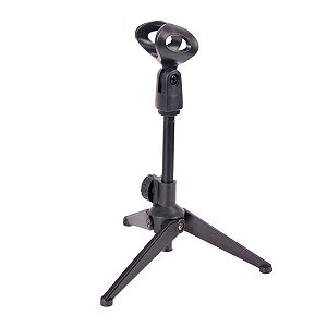 Suporte De Mesa Para Microfone Smart Sm-80 Pes Flexiveis