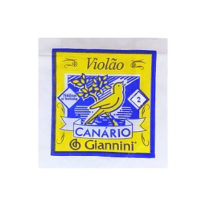 Corda Avulsa para Violão Nylon 2ª SI 032 c/ Bolinha Canário
