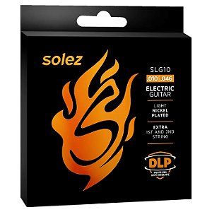 Jogo de cordas para guitarra Solez  0.010 com DLP - SLG10