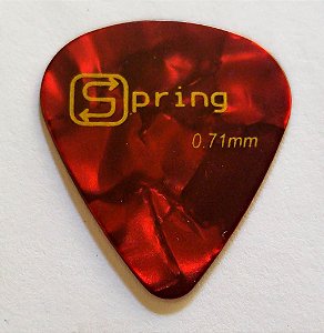 Palheta Spring 0,71mm Vermelha