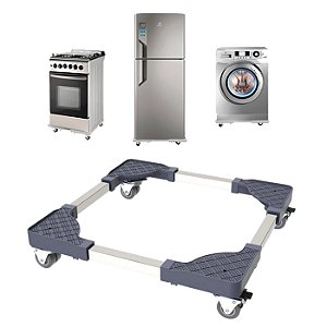 Suporte base com rodizio para Fogão, Geladeira, Lavadoura