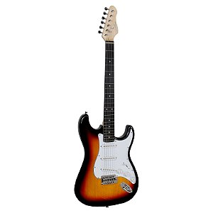 Guitarra Strato Giannini 3 Singlre Escudo Tt G-100 Sbt
