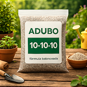 Fertilizante Adubo NPK 10.10.10 Premium Granulado 2kg