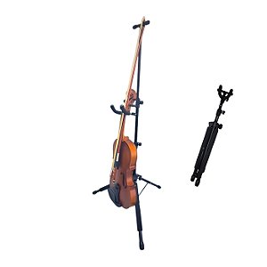Suporte tripé de chão para Violino c/ apio para o Arco SM-44