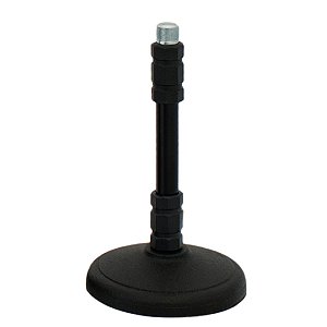 Suporte Pedestal de Mesa para Microfone PODCAST PS-01 BK