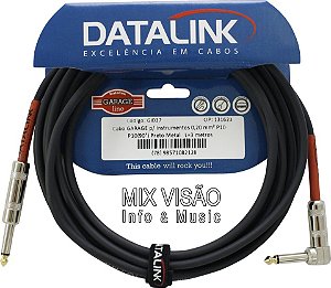 Cabo Para Guitarra Cabo para Violão 7 Metros P10L Datalink
