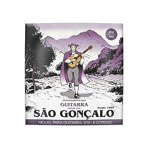 Jogo De Cordas 010 para Guitarra Niquel São Gonçalo
