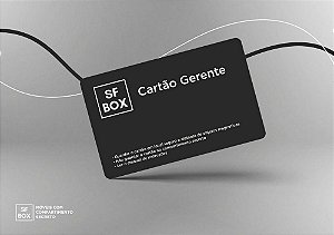 Cartão Magnético para Abertura da Trava Compartimento Secreto SFBOX