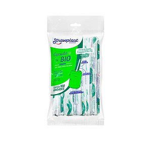 Canudo Strawplast Biodegradável Comum C/ 100 un