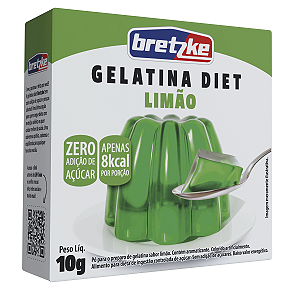 Gelatina Po Diet Bretzke Limao 9x10g
