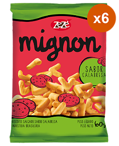 Biscoito Zeze Mignon Calabreza 6x60g