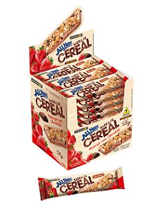 Barra de Cereal Allnutri Morango com Chocolate 24x22g