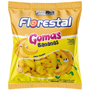 Bala Goma Florestal Bananas 6x150g