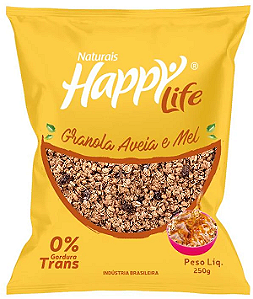 Granola Happy Life Aveia Mel 3x250g