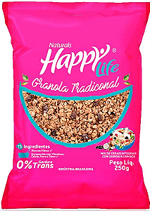 Granola Happy Life Tradicional 3x250g