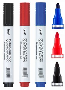 1 Pincel Marcador Para Quadro Branco Recarregável com tinta BRW