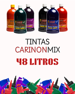 Combo Frascos de Tinta CarinonMix - 48 LITROS