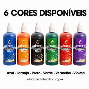 Tinta para Marcador de Quadro Branco 120ml Carinon Mix