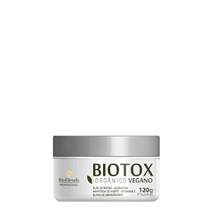 Redutor de Volume e Frizz Biotox Orgânico e Vegano 120g