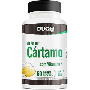 Óleo de Cártamo Vitamina E 1000mg 60caps Duom