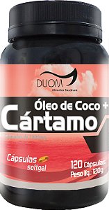Óleo de Cártamo + Coco 1000mg 120caps Duom