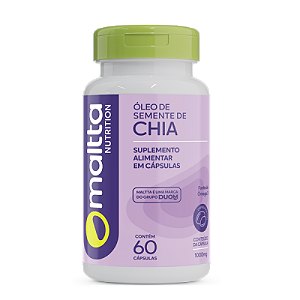Óleo de Chia 1000mg 60caps Maltta