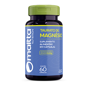 Taurato de Magnésio 60caps Maltta