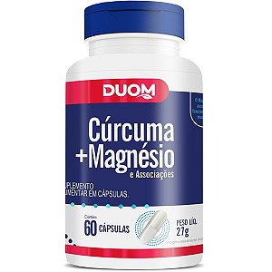 Curcuma + Magnésio 60caps Duom