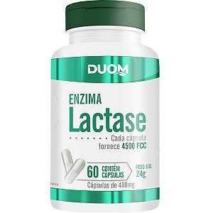 Lactase (Enzima) 400mg - 60caps Duom