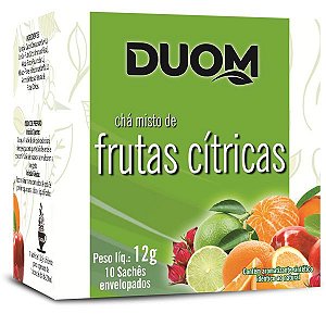Chá de Frutas Cítricas 10 sachês Duom