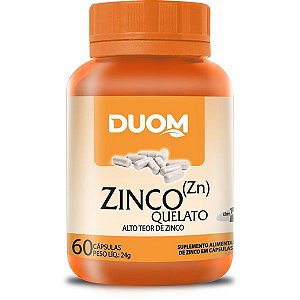 Zinco (1 ao dia) 60caps Duom