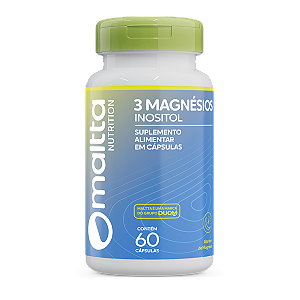 3 Magnésios Inositol 60caps