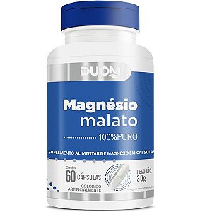 Magnésio Malato 60 caps Duom