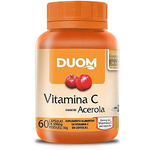 Vitamina C  à base de Acerola- 60caps Duom