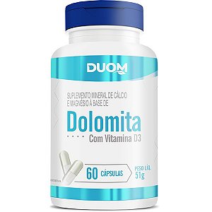 Dolomita com Vitamina D 60caps Duom