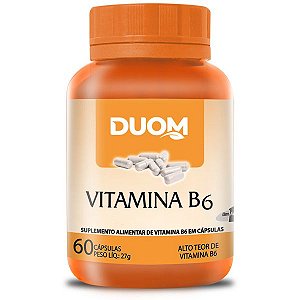 Vitamina B6 (1 ao dia) 60caps Duom