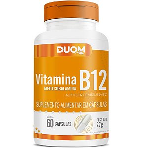 Vitamina B12 METILCOBALAMINA 60caps Duom