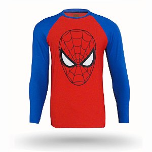 Camiseta Masculina Spiderman com Proteção UV