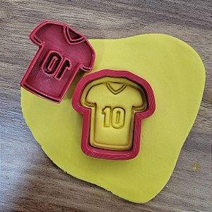 Cortador Camisa 10 Goleador Jogador Esporte Futebol