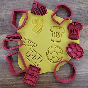 Kit 5 Cortadores Athletico Camisa Chuteira Campo Bola