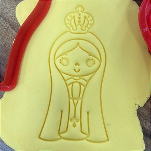 Cortador Marcador Nossa Senhora Coroa Maria Rezando