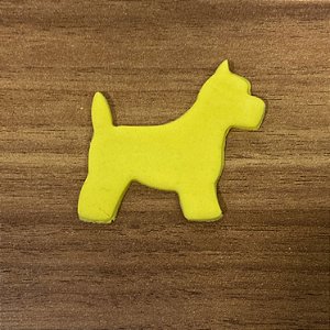 Cortador Contorno Cachorro Terrier Em pé de Lado