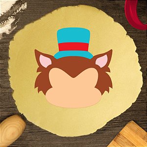 Cortador Modular Cabeça Lobo Mau Chapeuzinho Vermelho
