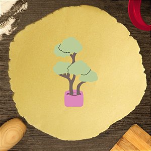 Cortador Modular Árvore Cute Vegetação Planta Bonsai