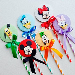 Kit 6 Cortadores Modulares Cabeça Turma do Mickey